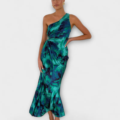 Sienna - Elegantní Maxi Šaty s Výřezem