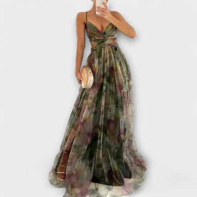 Annai Mesh Maxi Šaty - Elegantní a Přiléhavé