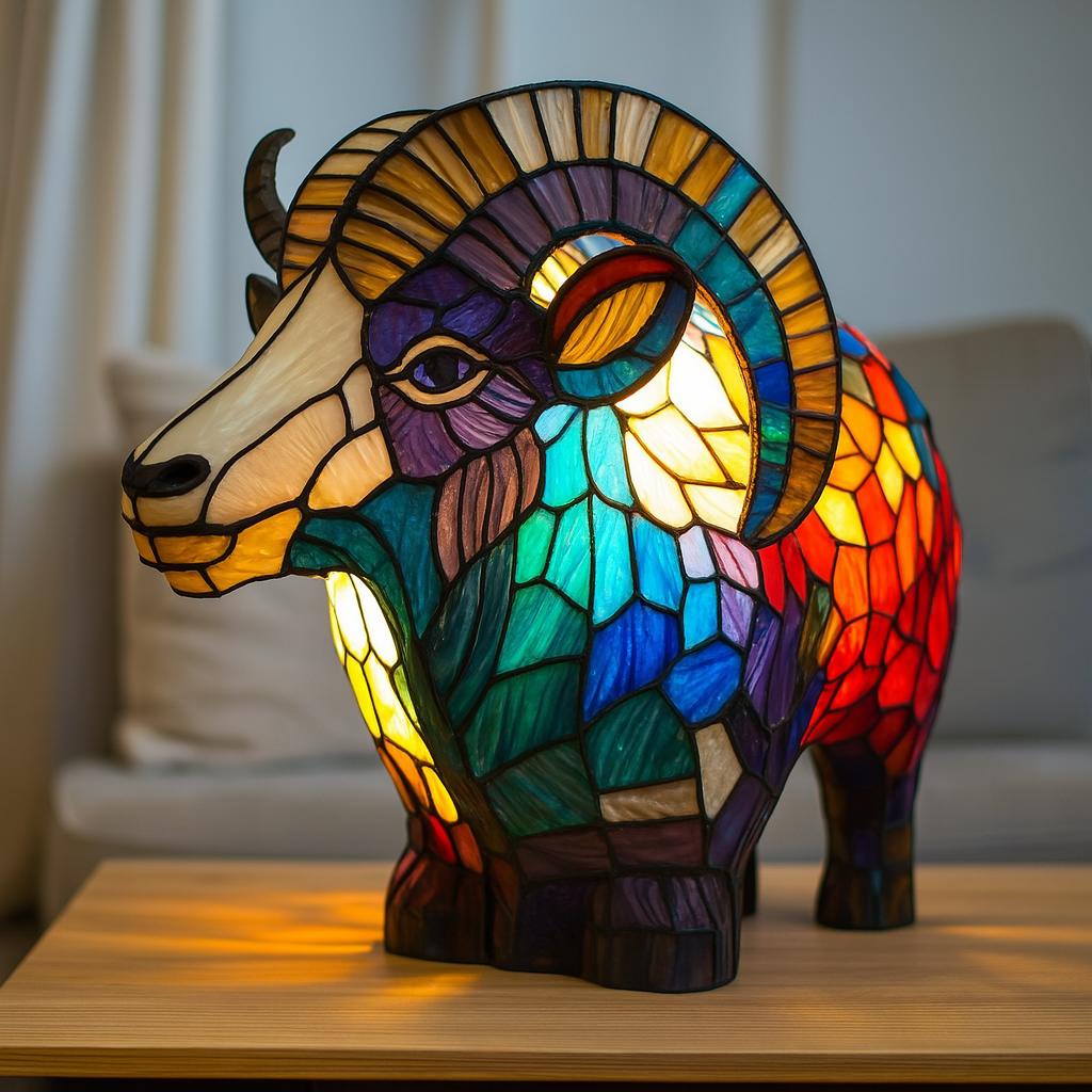 Bijou | Magical Zodiac Lamp in Colored Glass