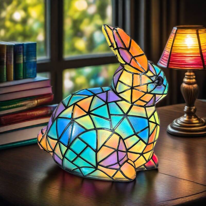 Clochette | Colorful Glass Lamp Rabbit Magical