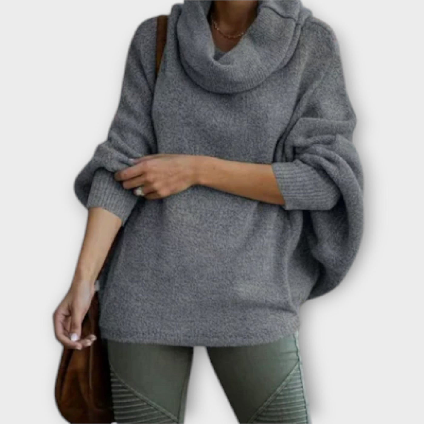 Ulrike - Elegantní dámský svetr v želvovinovém designu